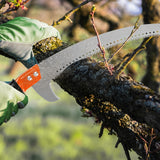 Sierra de Palo Manual, Alcance Extendido - Herramienta de Podar Resistente con Cuchillas Afiladas, Ligera y Robusta para Poda de Árboles, Ideal para Jardines, Céspedes y Patios, Mango Ergonómico, Material Antioxidante, Uso Exterior