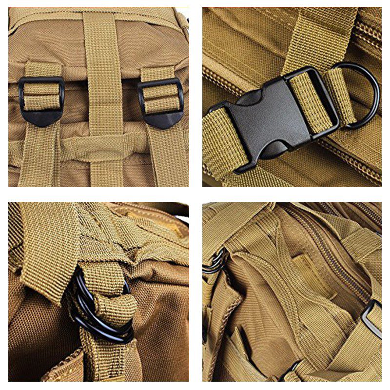 Morral Militar 36L Maletín Táctico Asalto Camuflado Impermeable Ref. 3P