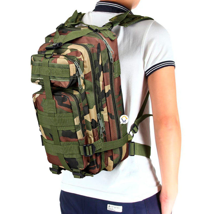 Morral Militar 36L Maletín Táctico Asalto Camuflado Impermeable Ref. 3P
