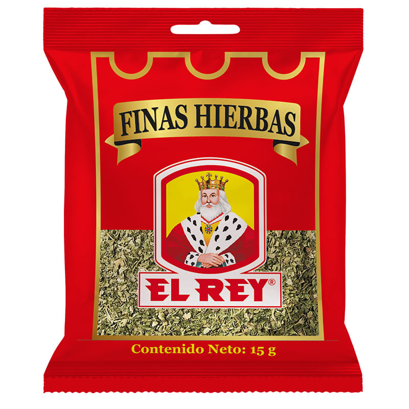 CONDIMENTO FINAS HIERBAS 15G EL REY