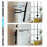 Soporte Para TV Ajustable Lcd Led Plasma Desde 14" A 55" Pulgadas RF: 117B-2