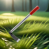 Hacha de jardín de acero de manganeso ergonómico - Herramienta duradera para rastrillar y cavar a mano para jardinería doméstica, plantación al aire libre y eliminación de verduras salvajes, herramienta de jardín