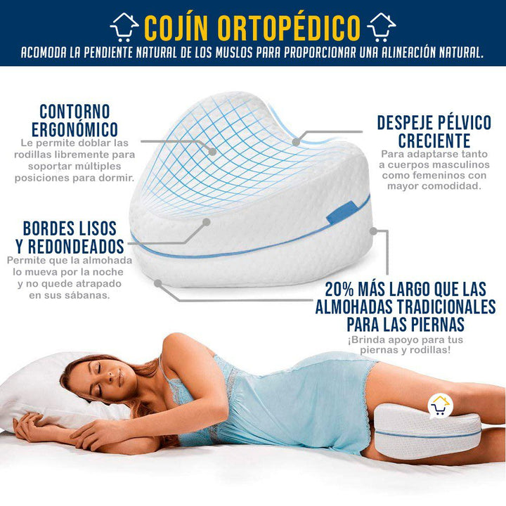 Almohada De piernas espuma viscoelástica Cojín terapia B-38