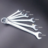 Juego De Llaves Mixtas 6-17mm Doble Cabeza 6 Piezas Herramientas SEL6P