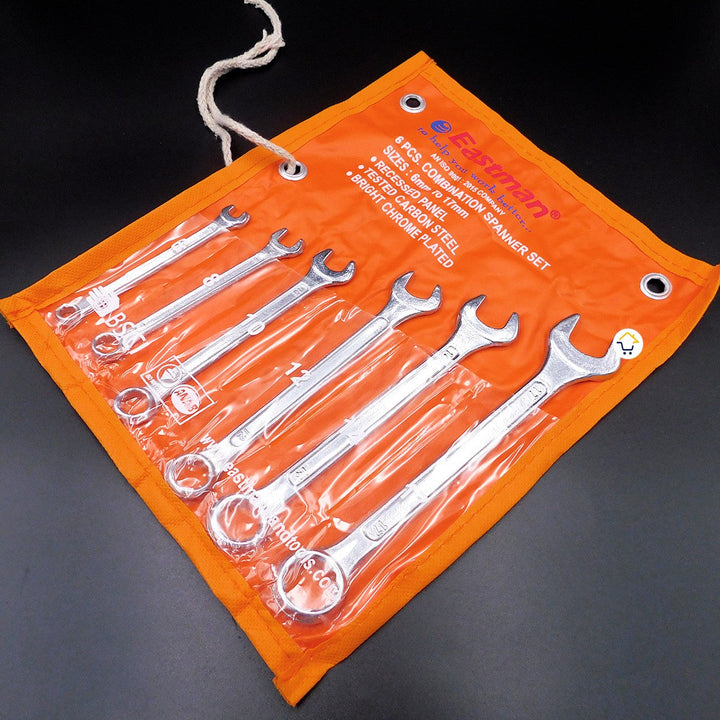 Juego De Llaves Mixtas 6-17mm Doble Cabeza 6 Piezas Herramientas SEL6P