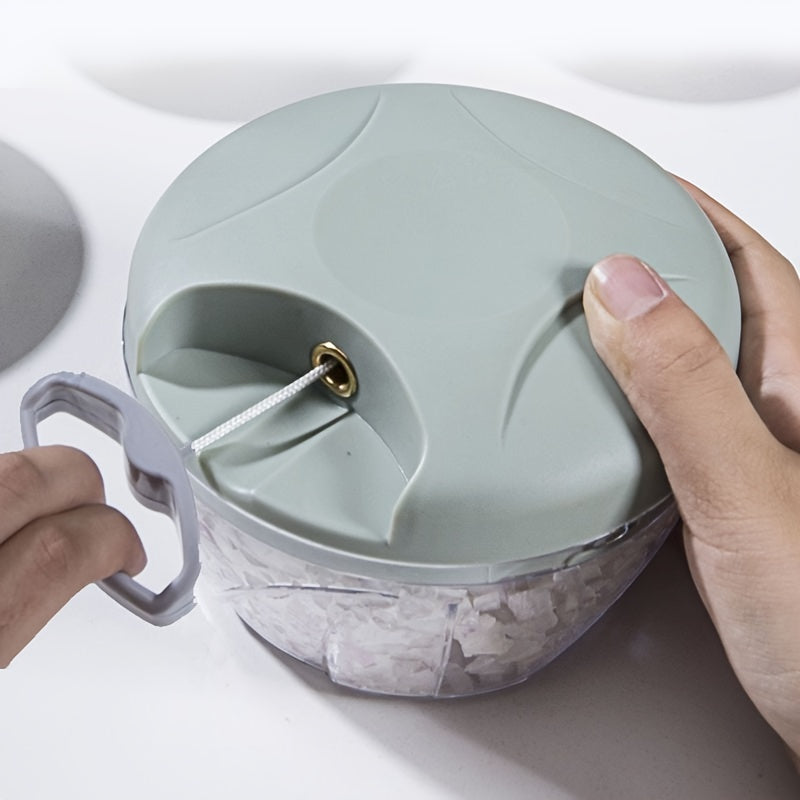 1, cortador de verduras, trituradora multifuncional de ajo, molinillo de ajo, trituradora manual de ajo, cortador de frutas creativo, accesorios de cocina, utensilios de cocina, 500/900ml