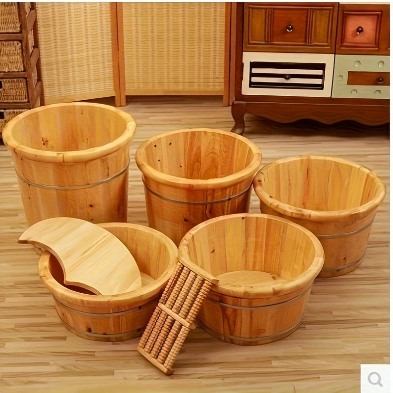 Cedro Madera Hogar Regalo Baño de Pies Masaje de Pies Baño de Pies Barril de Madera Baño de Pies Barril de Madera Engrosado Baño de Pies No Necesita Conectarse a la Electricidad