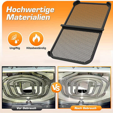 Guardia plegable de silicona anti salpicaduras, reutilizable, para Ninja AF500 Freidora de aire caliente, con protección efectiva de bobina de calor, herramientas de horneado