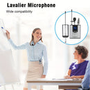 1pc LMBGM Sistema de micrófono inalámbrico UHF, paquete de cuerpo recargable USB y conjunto de lavalier con patrón de polarización omnidireccional, conector de 6,35 mm, para cantar, karaoke, transmisión en vivo, ideal para aula, conferencia, transmisión