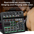 Tynan Mezclador de Audio USB de 6 canales con 256 efectos de reverberación RGB, fuente de alimentación elegante, transferencia de datos de alta velocidad - Lleva tu experiencia musical al siguiente nivel con este equipo de grado profesional, mezclador pa