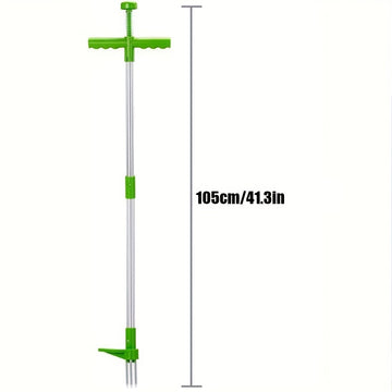 Desmalezadora Manual de Pie TATUKIKO - Herramienta de Jardín Metálica Resistente con Mango Ergonómico, Sin Necesidad de Electricidad para Césped, Patio y Huertos de Verduras, Equipo de Cuidado del Césped, Diseño Estable, Construcción Duradera, Uso Prolon