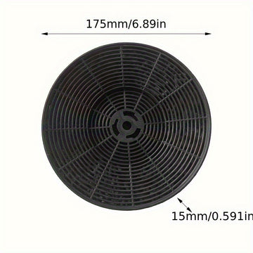 2 Piezas Filtro de Carbón Activado para Campana Extractora 175mm*175mm*15mm - Absorción de Olores y Purificación del Aire