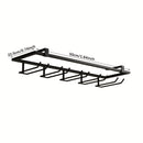 1 pieza de soporte para botellas colgante dorado y blanco en metal, organizador sin taladros para vinos, diseño ahorrador de espacio, ideal para cocinas modernas