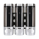 1pc Dispensador de Ducha Montado en Pared 3-en-1 - Organizador con Múltiples Compartimentos para Champú, Gel de Baño y Acondicionador - Plástico Duradero, Montaje en Pared o Uso Independiente, Sin Necesidad de Electricidad - Para Baño, Cocina u Hotel