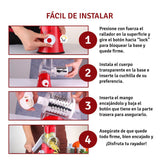 Molino Rallador 3 En 1 Cortador Picatodo Verduras Cocina CH18073