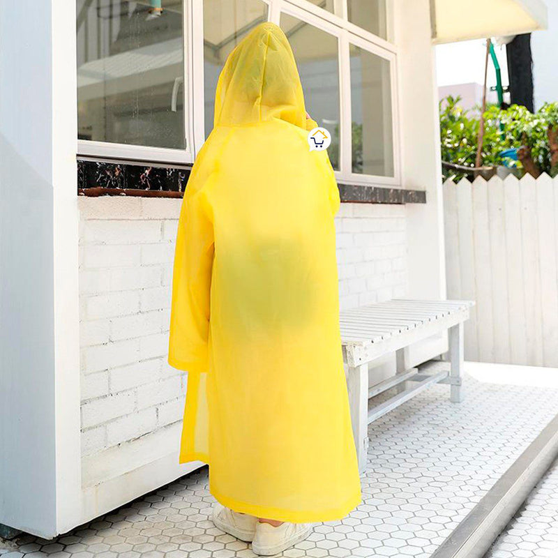 Impermeable Capucha Niños Abrigo Protección Lluvia TY875