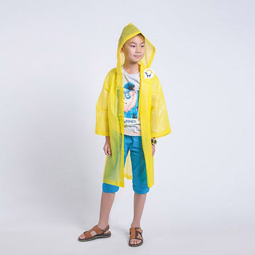Impermeable Capucha Niños Abrigo Protección Lluvia TY875