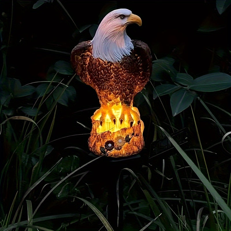 Lámpara Solera de Águila con LED para Iluminación Exterior Decorativa, Luces Solares para Jardín y Césped, Luzes para Patio, Jardín y Decoración Festiva