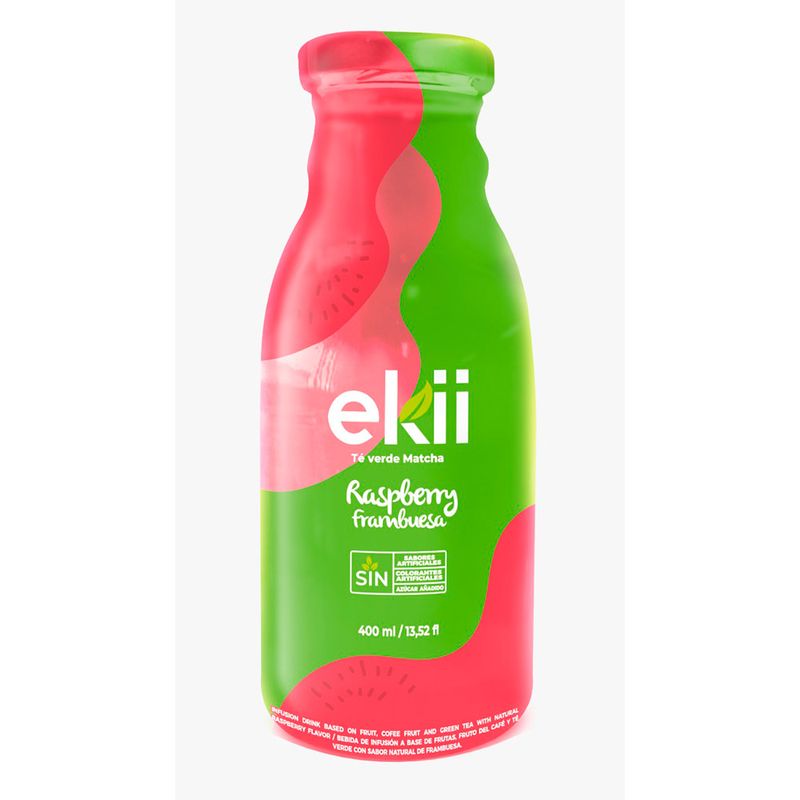 TE VERDE EKII 400ML FRAMBUESA