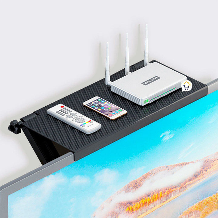 Soporte Tv Mesa Repisa Modem Multifuncional 22029