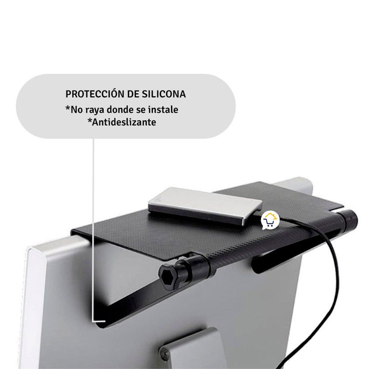 Soporte Tv Mesa Repisa Modem Multifuncional 22029