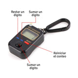 Contador De Personas 6 Dígitos Electrónico Clicker Llavero 215007