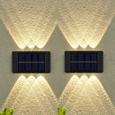 2/4 piezas de luces solares LED para exterior, luces de jardín, balcón, calle, paisaje, decorativas, fáciles de instalar, apliques para jardín, entrada o camino