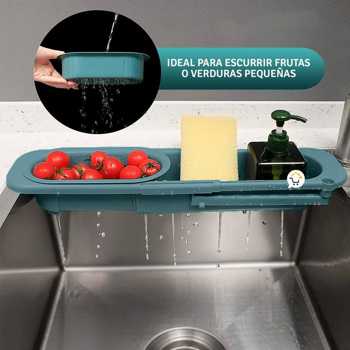 Escurridor Plegable Cesta De Drenaje Y Almacenamiento Cocina 22031