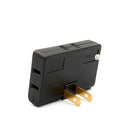 Adaptador 3 Salidas X2 Toma Corriente Enchufe Plegable 180 Grados W1210