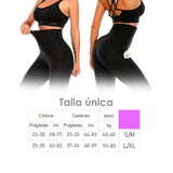 Pantalón Cinturilla Mujer Faja Broches Sauna Reductora Neopreno 22010