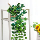 Planta Artificial Follaje Colgante Enredadera Hojas Corazón 107HT