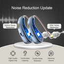 Auriculares de amplificación de sonido personal RIKYA con batería de litio recargable por USB, ajuste cómodo y control de volumen, diseño moderno para enseñanza, conferencias, viajes - Mejora de la voz, equipo de audio de conferencias, diseño elegante de