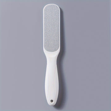 4 piezas de limpiador de pies de doble acción y raspadores - Herramienta exfoliante ergonómica de doble punta para pies muertos claros beige y pies rotos - Cuidado personal manual sin batería (plástico duradero), eliminador de pies, cuidado exfoliante de