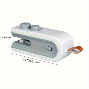 Maquinilla de sellado al vacío NIJ, dispositivo de presión manual pequeño para el hogar, bolsa plástica portátil mini para snacks, máquina de sellado térmico para conservación