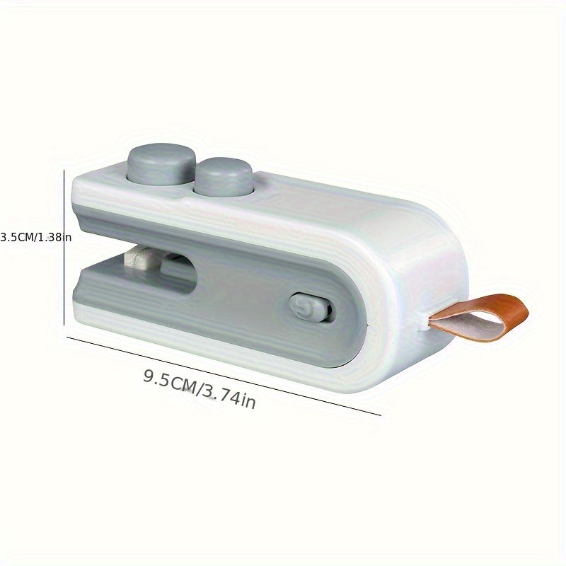 Maquinilla de sellado al vacío NIJ, dispositivo de presión manual pequeño para el hogar, bolsa plástica portátil mini para snacks, máquina de sellado térmico para conservación