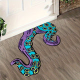 Alfombra de entrada con tentáculos de pulpo KRAKEN, decorativa para hogar, dormitorio, sala, baño o cocina