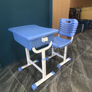 Juego de mesa y silla elevable para estudio individual, escritorio escolar con silla ergonómica adecuado para escuelas, familias e instituciones educativas