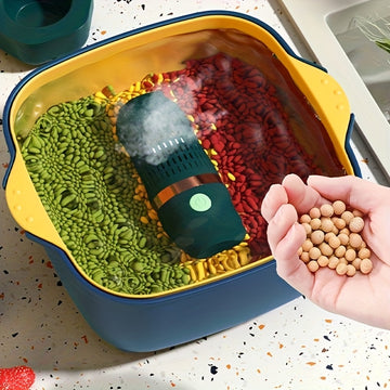 Purificador de frutas y verduras ultrasonico - Limpieza de alimentos y productos con recarga USB, batería, operación segura de 36V, diseño fácil de usar para la eliminación de bacterias, pesticidas y residuos, herramienta de limpieza de encimeras de coci