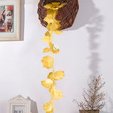 Enredadera Decorativa X12 Metálica Follaje Artificial Decoración Hogar Jardín HG04