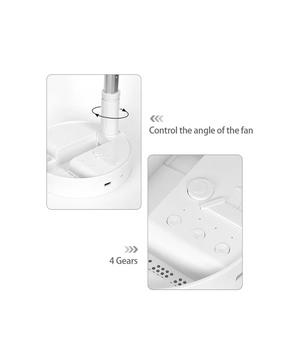 VENTILADOR CON HUMIDIFICADOR GRADUABLE
