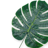 Plantas Artificiales Hojas Grandes X12 Decoración Tropical Fiestas 6290
