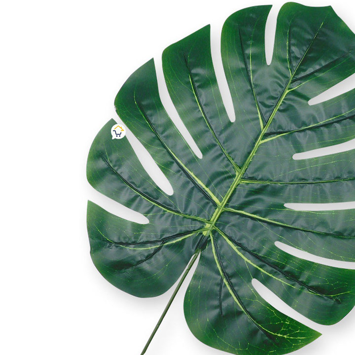 Plantas Artificiales Hojas Grandes X12 Decoración Tropical Fiestas 6290