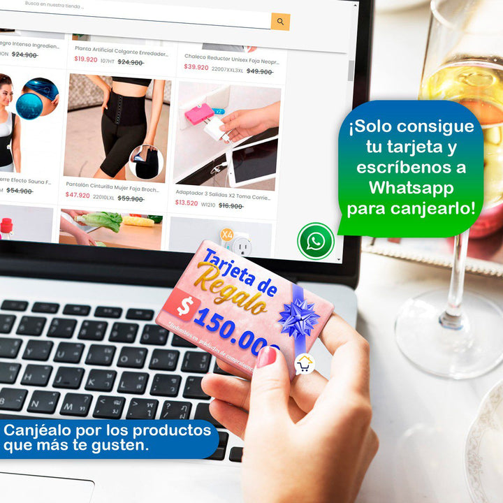 Tarjeta De Regalo Virtual $150.000 Bono TR15