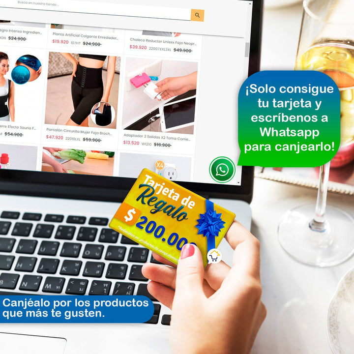 Tarjeta De Regalo Virtual $200.000 Bono TR20