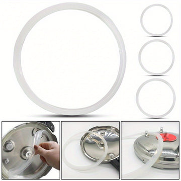 Anillo de sellado de alta presión de silicona de alta calidad - Duradero, reutilizable, fácil de limpiar, se adapta a cocinas estándar, accesorio esencial de cocina para cocinar a presión, accesorios de cocina de silicona.