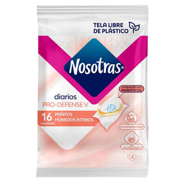 PANITOS HUMEDOS NOSOTRAS 16U PRO-DEFENSE