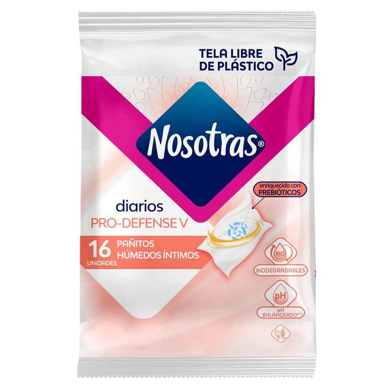 PANITOS HUMEDOS NOSOTRAS 16U PRO-DEFENSE