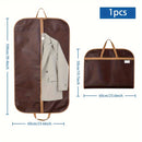 Bolsa de almacenamiento de ropa de tela con cierre de cremallera - Portátil, plegable, a prueba de polvo, impermeable cubierta de traje para vestido de novia, abrigos, organizador de ropa