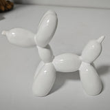 Figura de Perro de Dibujos Animados Minimalista Moderna de 1 Pieza - Decoración de Resina Versátil para Sala de Estar, Exhibición en Soporte de TV, Mejora de Estantería | Uso Interior/Exterior, No Requiere Energía, Decoración de Perro