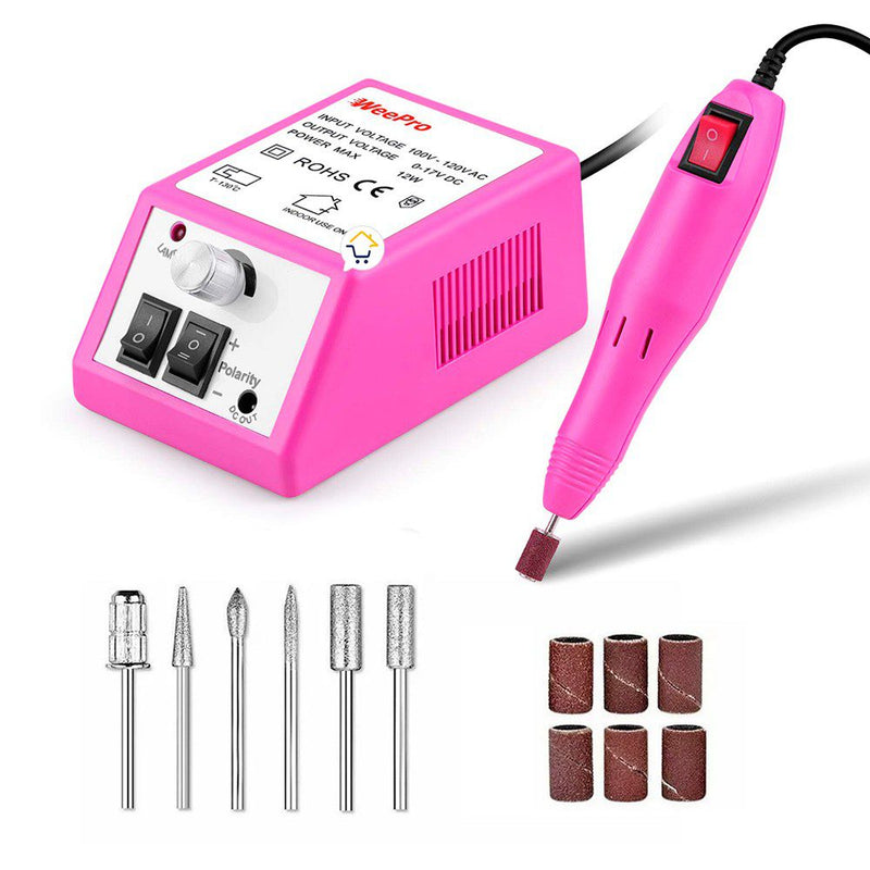 Kit Pulidor de Uñas Profesional Electrico Manicura Pedicura MZ000